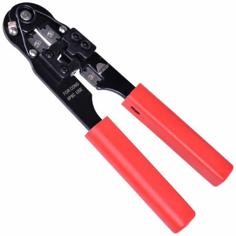 Alicate Crimpador 8P8C Rj45 Profissional Rede Ethernet Worker