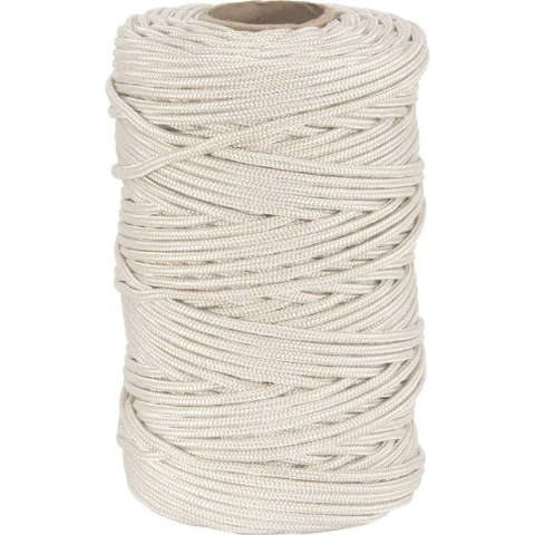 Corda Multifilamento Trançada 6,0mm 4,5kg 180m Branca Vonder