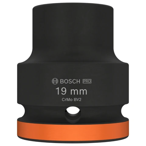 Soquete Bosch Pro Impact 19mm Curto Encaixe 3/4''