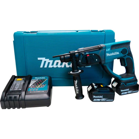 Martelete SDS PLUS 18V 1,9J c/ Baterias DHR202RFE Makita