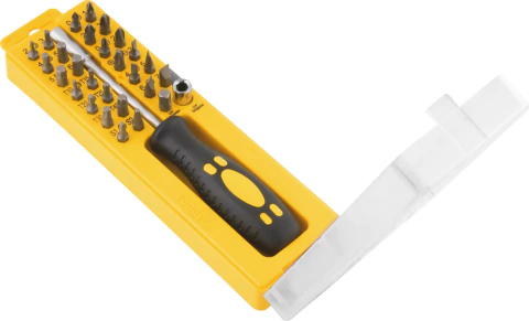 Jogo bits ponteiras 1/4" com 29 peças cromo vanádio Vonder
