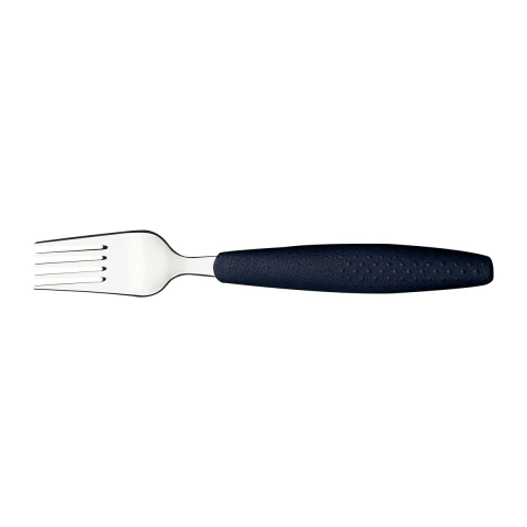 Garfo De Mesa Inclusivo Tramontina ForAll Aço Inox Cabo Ergonômico Antiderrapante Cinza NSF