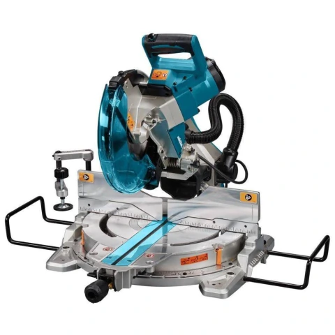 Serra de Esquadria 260Mm Industrial 1510W Com Coletor de Pó Morsa Disco LS1019L 220V Makita