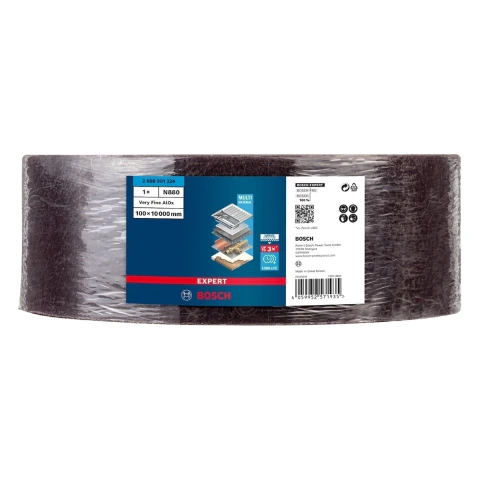 Disco Abrasivo Bosch Expert N880 100 mm X 10 M Super Fino A