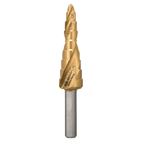 Broca Escalonada Para Metal Bosch Hss-Tin 4-12mm 9 Diâmetros