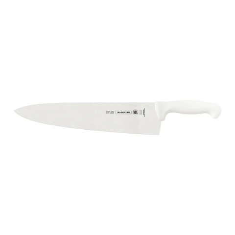 Faca Para Carne Tramontina Profissional Master 14 Polegadas 35cm Aço Inox Cabo Antimicrobiano Branco