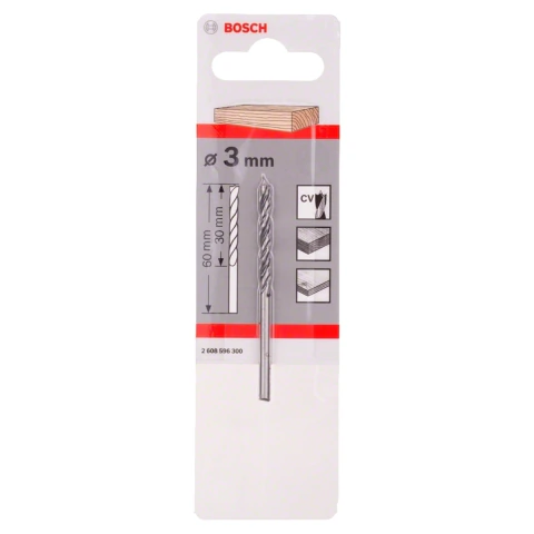 Broca Para Madeira Bosch 3 Pontas 3mm