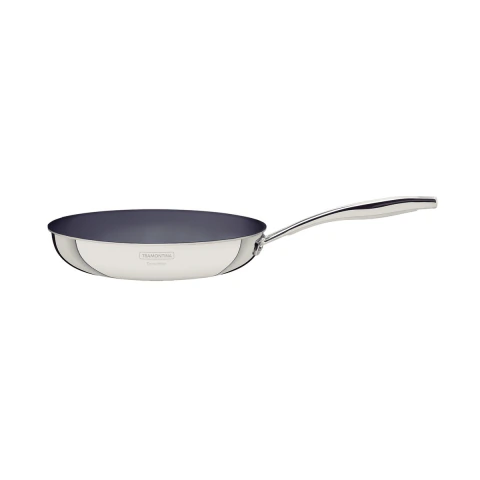 Frigideira Tramontina Grano Aço Inox 20 Cm 1.2 L Corpo Triplo Revestimento Cerâmico Indução Forno