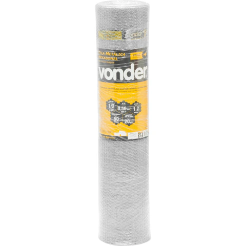 Tela Metálica Hexagonal Malha 1/2 24 Bwgx1,2m Com 50m Vivei