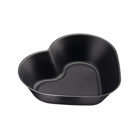 Forma Para Bolo Coração Tramontina Brasil 24 cm 1,1 L Antiaderente Starflon Max Grafite Alumínio
