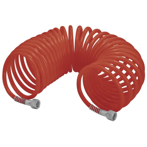 Mangueira De Poliuretano Espiral 1/4'' Npt 15M Durável E Flexível Worker