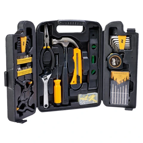 Kit de Ferramentas Completo WAP MKF132 Ideal para Todos os Reparos com 132 Itens e Maleta