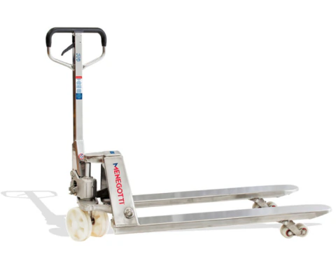 Transpallet Mtp 2.5 Ton X 685 Tandem Inox Roda Nylon Menegotti