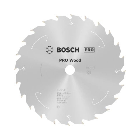Disco De Serra Circular Bosch Pro Wood 184mm 24 Dentes