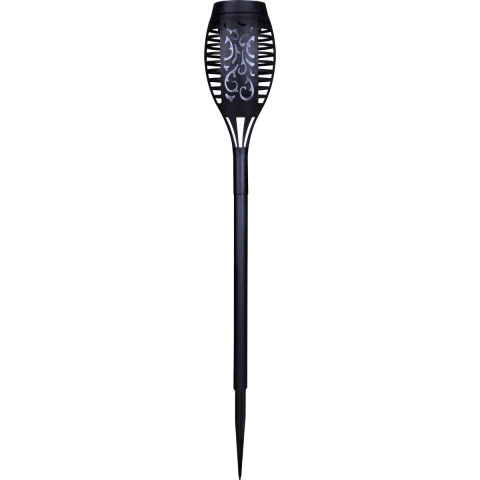 Luminária Tocha Solar Led 12Lm 1800Mah Iluminação Jardim Resistente À Água Kala