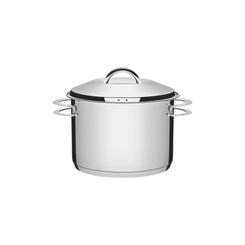 Caldeirão Tramontina Solar Aço Inox Fundo Triplo 20 Cm 4,6 L Com Tampa E Alças