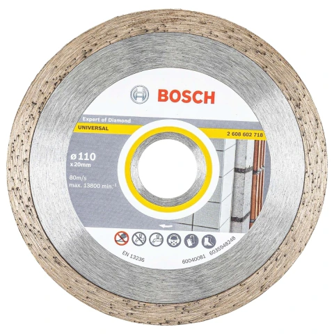 Disco Diamantado Liso Bosch Expert For Universal 110X20X8mm