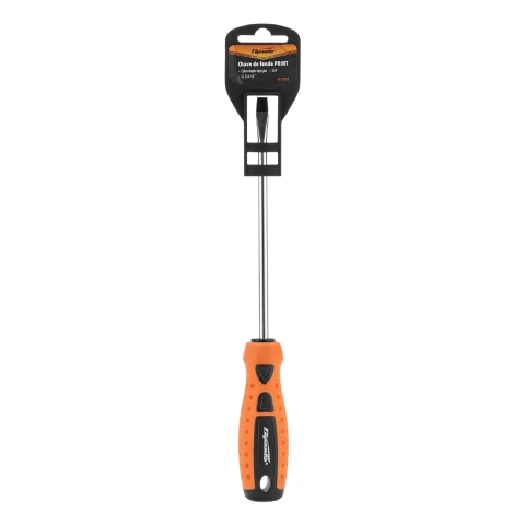 Chave De Fenda Sl6 1/4 X 6 Polegadas 150 Mm Aço Carbono Cabo Emborrachado Sparta