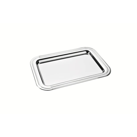 Bandeja Retangular Tramontina Ciclo Em Aço Inox 42x30 Cm Alto Brilho
