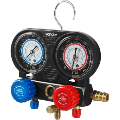 Manifold 120-500Lbf Ar Condicionado Automotivo 7/16'' Vonder