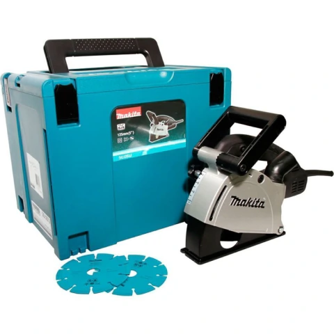 Cortadora de Parede 125Mm Com 2 Discos Punho Espaçadores Maleta SG1251J 127V Makita