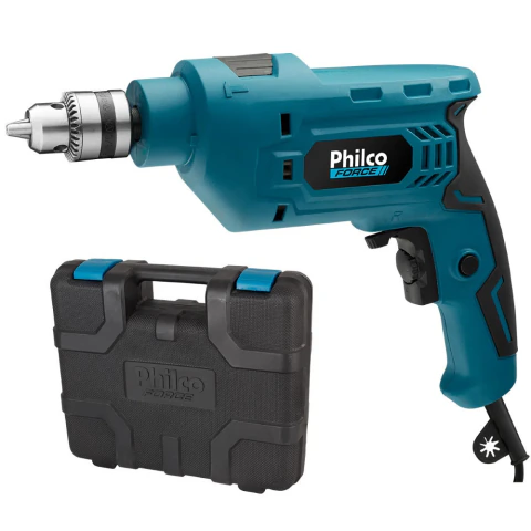 Furadeira 3/8'' Philco Force PFU01M 650W 5 Velocidades com Maleta 127V