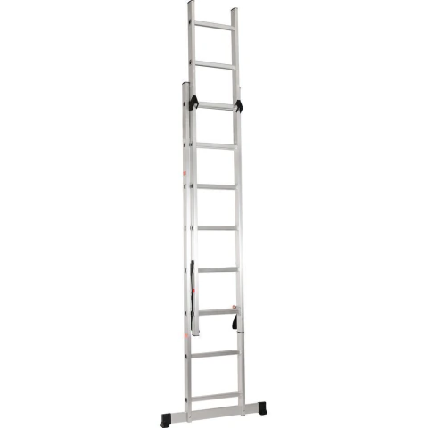 Escada Extensiva Alumínio 2X8 Degraus Vonder