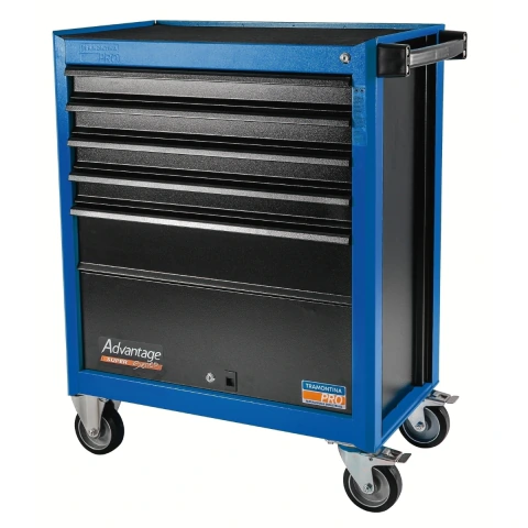 Carro De Ferramentas 147 Peças 7 Gavetas 81,5cm x 77cm x 46cm Aço Carbono Peso 45kg Tramontina