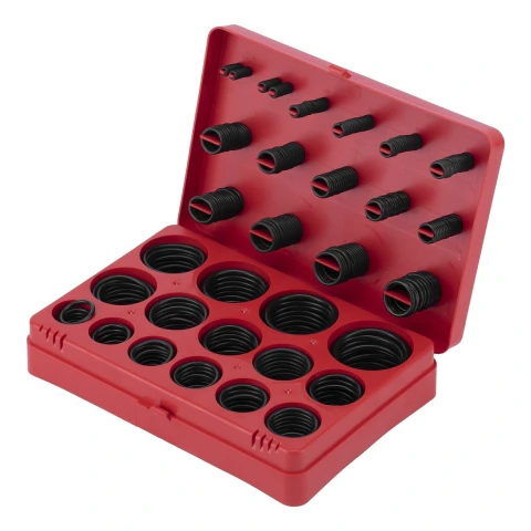 Kit Anel de Vedação Borracha 7-53mm 404 Peças MTX Vedação Eficaz Completo
