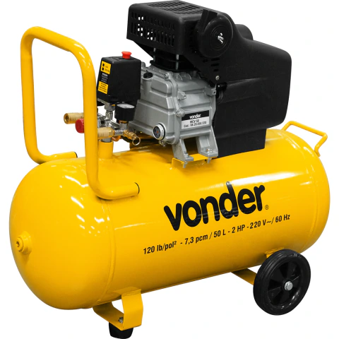Motocompressor Ar Mcv 50 220V 50L 7,3Pcm Profissional Vonder