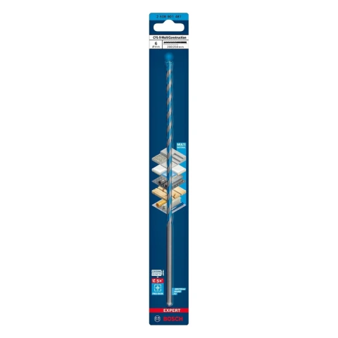 Broca Bosch Expert Cyl-9 Multiconstruction Ø6 X 200 X 250 mm