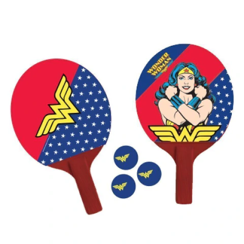Par de raquetes de ping-pong Mulher Maravilha Bel Sports