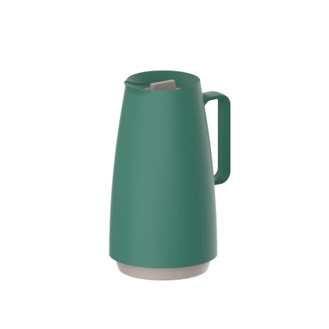 Bule Térmico Tramontina Exata 500 ml Ampola De Vidro Verde Café Chá Design Clean E Funcional