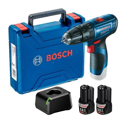 Parafusadeira Furadeira Bosch Gsb 120-Li 12V 2 Bat E Maleta