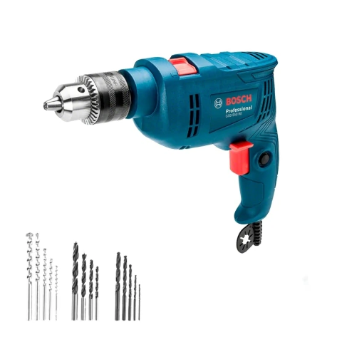 Furadeira De Impacto Bosch Gsb 550 550W 127V 14 Acessórios
