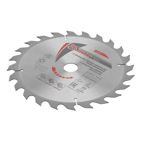 Disco Serra Circular Madeira 230mm 24 Dentes Aço 65Mn Liga YG8 MTX 7326555