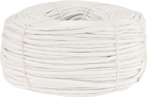 Corda Multifilamento Trançada 3,5mm 1,0kg 169m Branca Vonder