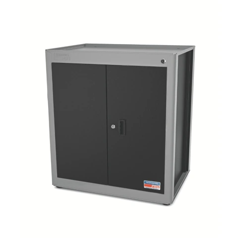 Módulo para bancada com 2 portas cinza 100° abertura aço conformado 1,2mm Tramontina PRO