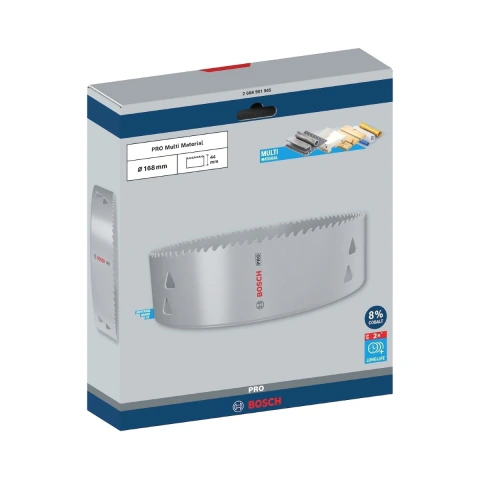 Serra Copo Bosch Pro Multi Material Cobalto 168mm