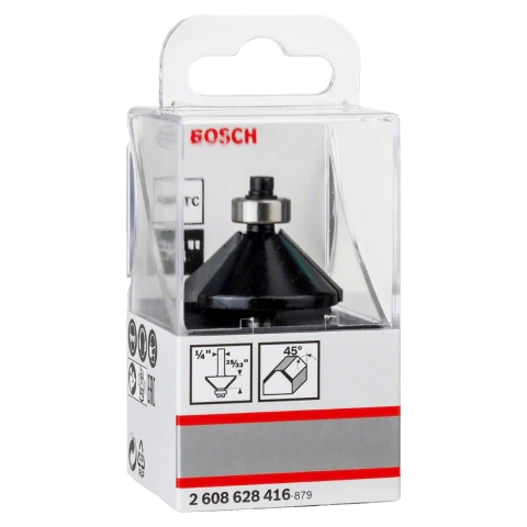 Fresa Chanfrar 1/4'' D1 34,9mm B 13mm L14,6mm 45° Bosch