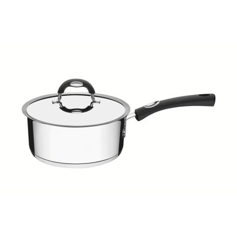 Panela Aço Inox Fundo Triplo Com Tampa 20 Cm 2,8 L Duo Silicone Tramontina