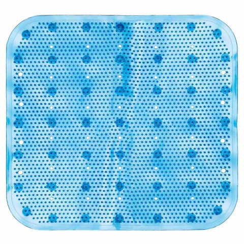 Tapete Box Banheiro 43X45Cm Azul Kala
