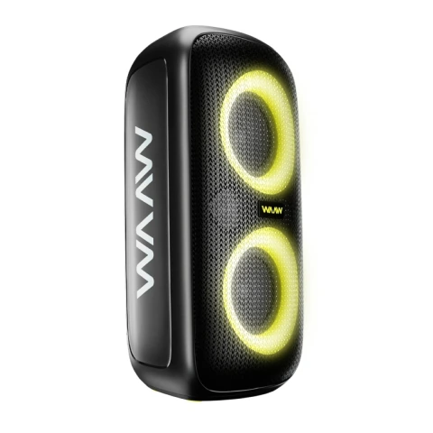 Caixa de Som Bluetooth WAAW Torre TWS 100W RMS Infinite 100 Bivolt 14 Horas de Bateria IPX4