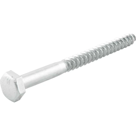 Parafuso Sextavado Rosca Soberba 1/4X75 7/16'' Zincado Nove54 ASME B18.2.1