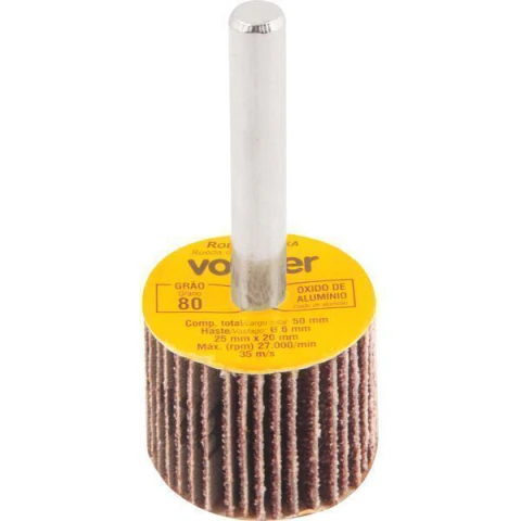 Roda de Lixa 25x20mm com Haste G80 Vonder