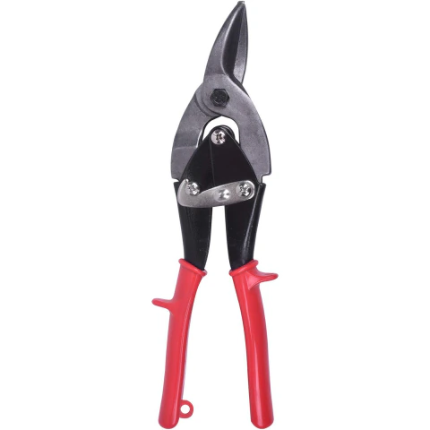 Tesoura Aviação Esquerda 10 Polegadas 1Mm Aço Carbono Industrial Worker