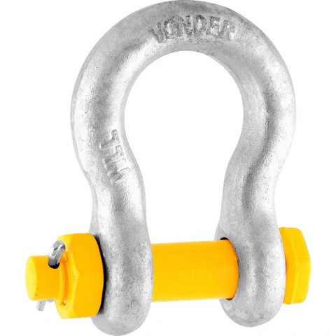Manilha Para Cabo De Aço 3/4 Curva Pesado Galvanizado Com P
