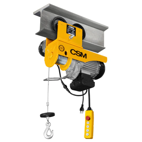 Guincho Elétrico Com Trole GT 300/600 220V 1200W 1500W 600kgf Cabo 12 Metros Profissional CSM