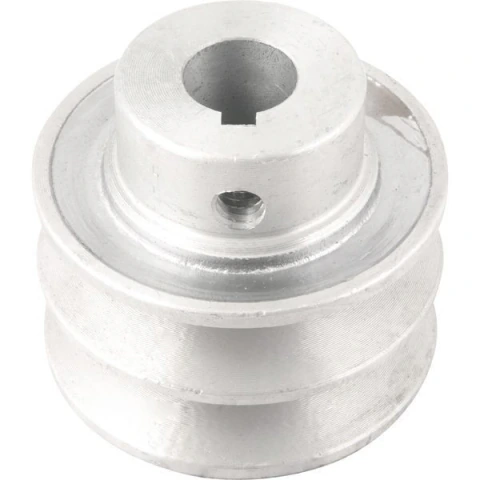 Polia Alumínio 2 Canais Perfil A 60mm com Furo 5/8" - Vonder