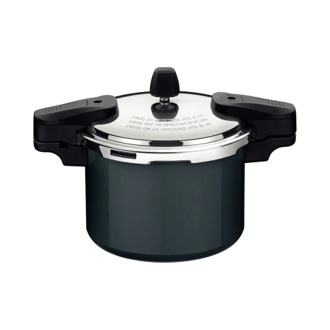 Panela De Pressão Tramontina Torino 4,5 L Alumínio Indução Verde Petróleo Cerâmica 20 Cm 4 Mm